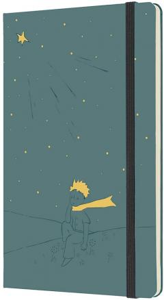 Carnet - Moleskine Limited Edition - Hard Cover, Large, Ruled - Le Petit Prince - Seaweed Green