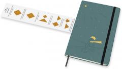 Carnet - Moleskine Limited Edition - Hard Cover, Large, Ruled - Le Petit Prince - Seaweed Green