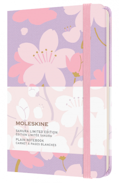 Carnet - Moleskine Sakura - Pocket, Hard Cover, Plain - Hanafubuki