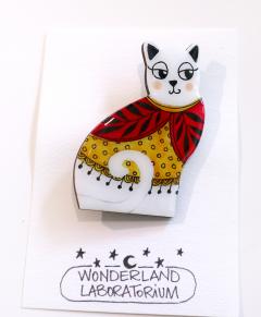 Brosa - Pisica imbracata (mai multe modele)