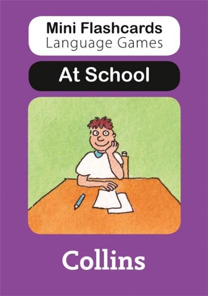 Collins Mini Flashcards Language Games - At School