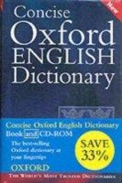 Concise Oxford English Dictionary