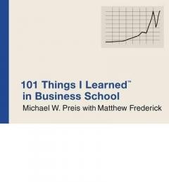 101 Things I Learned in Business School