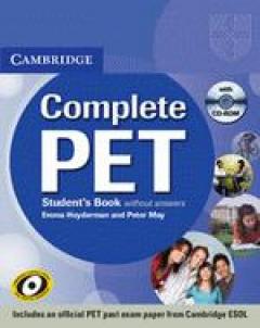 Complete PET Student's Book without Answers