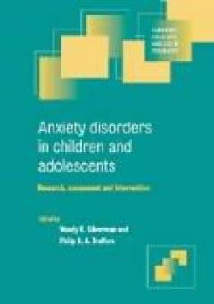 Anxiety Disorders In Children And Adolescents