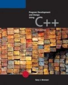 Program Development And Design Using C++