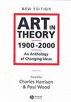 Art In Theory 1900-2000