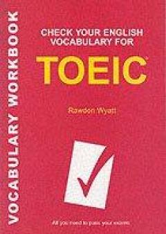 Check Your English Vocabulary For Toeic