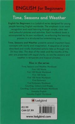 Time, Seasons and Weather - English for Beginners Ladybird
