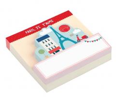 Paris Shaped Memo Pads