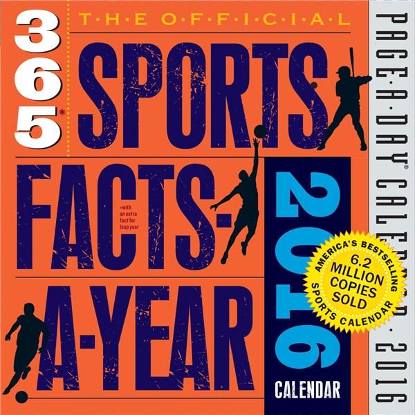 Calendar de birou 2016 The Official 365 Sports Facts Workman Publishing