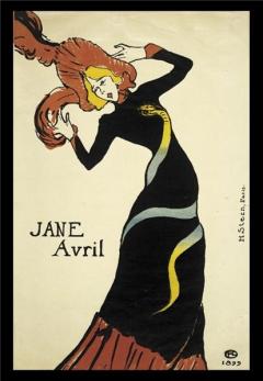 Magnet Jane Avril - Toulouse Lautrec | Pomegranate