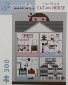 Edie Harper - Cat and House: 300 Piece Puzzle