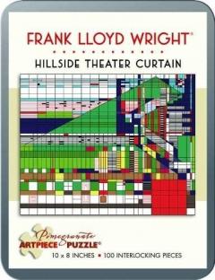 Jigsaw Puzzle - Frank Lloyd Wright - Hillside Theater Curtain 100 Piece 