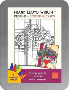 Frank Lloyd Wright - Designs Coloring Cards