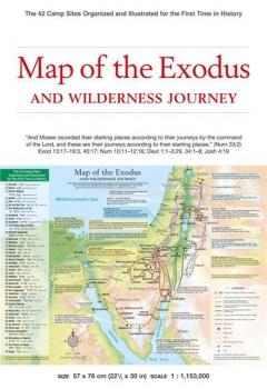 Map of the Exodus and Wilderness Journey