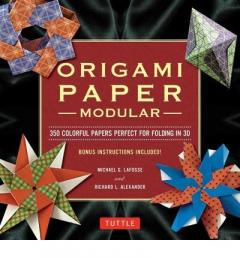 Origami Paper Modular: 350 Colorful Papers Perfect for Folding 3d