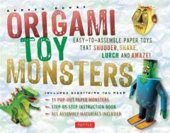 Origami Toy Monsters Kit Andrew Dewar, Konstantin Vints