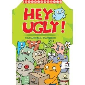 Hey Ugly: Fold and Mail Stationery