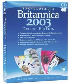 Encyclopaedia Britannica 2003 Deluxe Edition CD