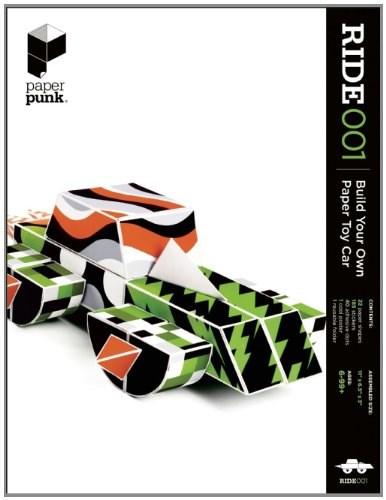 RIDE001: Build Your Own Paper Toy Car