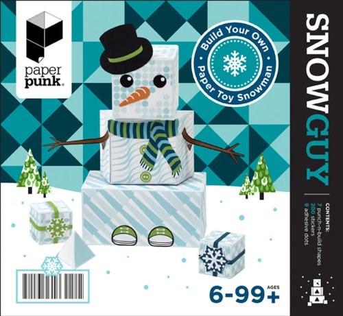 Snowguy/Snowgal: Paper Toy Snowman Kit
