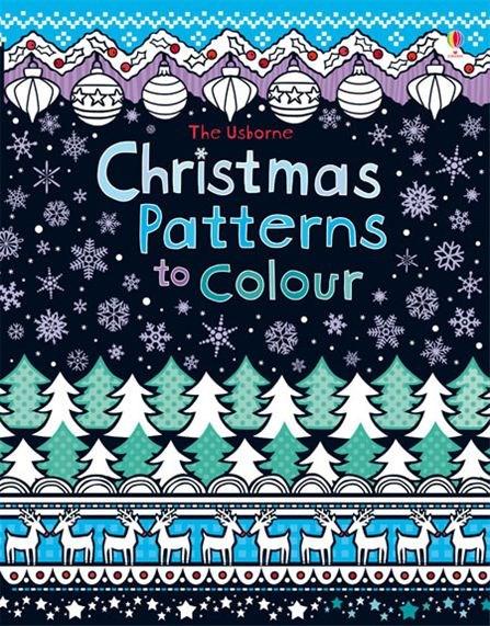 Christmas patterns to colour
