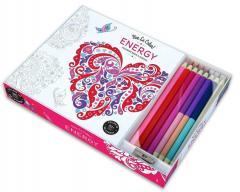 Vive Le Color! Energy Coloring Book and Pencils