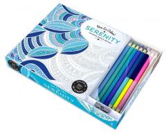 Vive Le Color! Serenity Coloring Book and Pencils Marabout