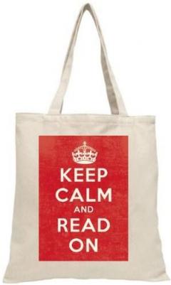 Keep Calm and Read On Tote Bag Gibbs M. Smith Inc