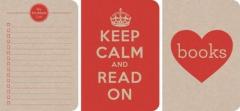 Set 3 carnete - Love Books/ Keep Calm and Read on/ Me To-Read List