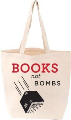 Books Not Bombs Tote Bag