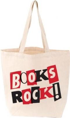 Books Rock Tote Bag