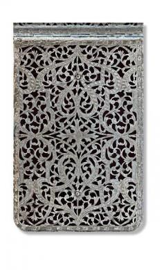 Notebook - Silver Filigree Mini Reporter Shadow