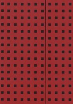 Quadro Notebook Red on Black Lined. B5
