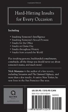 Insults Every Man Should Know