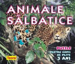 Animale salbatice - puzzle