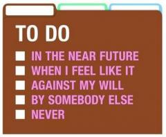 Do / Ponder / File File Folders