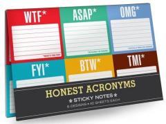 Honest Acronyms Sticky Note Packet