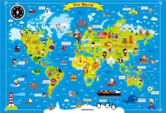 Fun Wall Chart World Map