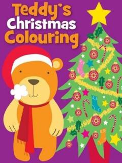 Christmas Colouring Teddy Carly Blake