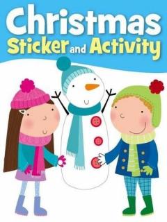 Snowman's Christmas Sticker Activity