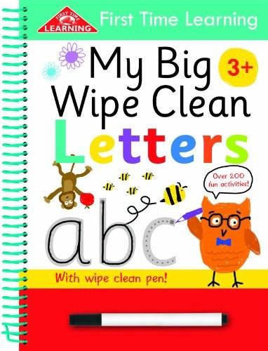 First Time Learning Big Wipe Clean - Letters - Kay Massey