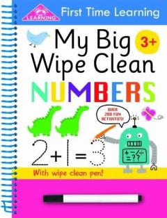 First Time Learning Big Wipe Clean- Numbers Kay Massey