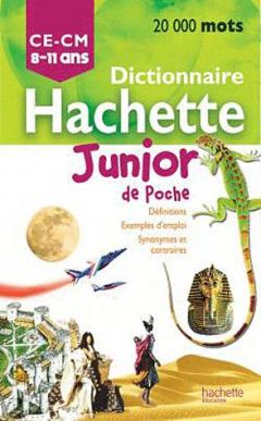 Dictionnaire Hachette Junior de poche