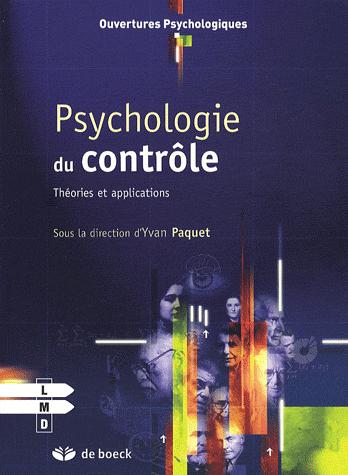 Psychologie du controle - Theories et applications