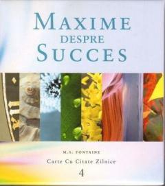 Maxime despre Succes Nr. 4