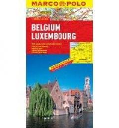 Belgium / Luxembourg Marco Polo Maps