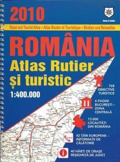 Romania - Atlas Rutier Si Turistic 2010-2011