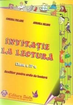 Invitatie la lectura - Auxiliar Cls. a IV-a